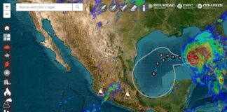 PC Nacional activa Alerta Azul por Huracán Rafael en el Golfo de México.