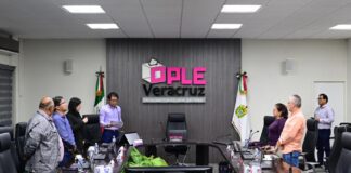 Instalan comité para programa de Resultados Electorales Preliminares en OPLE VER.