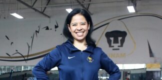 Naomi Valenzo, vicepresidenta electa de la Federación Internacional de Gimnasia.