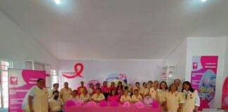 Entrega IMSS Veracruz Sur y Voluntariado pelucas oncológicas y prótesis de mama .