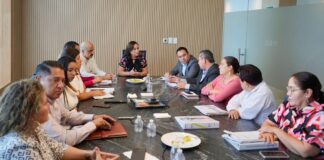 Rocío Nahle se reúne con Gabinete entrante.