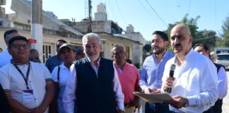 Xalapa se merece todo: Ricardo Ahued, quien entrega obra en colonia Santa Bárbara