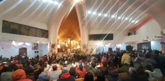 Arquidiócesis de Xalapa asegura que el frío no detuvo a los peregrinos de la Virgen.