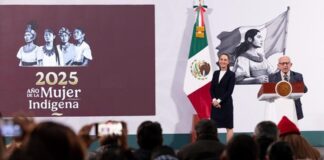 Anuncia Gobierno de México que 2025 será el año de la mujer indígena.