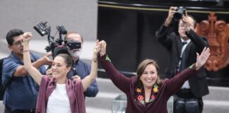 Presidenta Claudia Sheinbaum asiste a la toma de protesta de Rocío Nahle García como gobernadora constitucional de Veracruz
