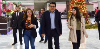 Bancada de Morena da respaldo al presidente de la Jucopo, Esteban Bautista Hernández.