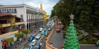 Desfile navideño, este sábado, en Xalapa.