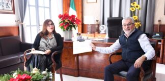 Se reúne Alberto Islas con Delegada del IMSS.