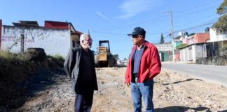 Avanza construcción del colector pluvial Camino al Sumidero.