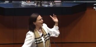 Lilly Téllez se suben al ring del pleito entre Monreal y Adán Augusto; F. Noroña le cierra el micrófono .