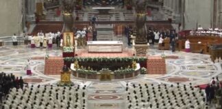 Santa Misa del 12 de diciembre en el Vaticano .