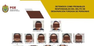 Confirman detención de 13 policías de la SSP Veracruz por desaparición forzada .