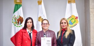 Recibe presidencia del Congreso el Informe de labores del TEV.