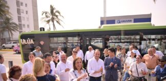 Rocío Nahle lidera la modernización del transporte público en Veracruz