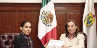 Recibe Gobernadora Informe de labores de la FGE.