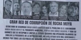 Exigen con volantes operación enjambre contra red de corrupción de Rocha Moya.