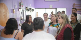 Inaugura Gobernadora Nahle Unidad Básica de Rehabilitación y el IMM en Pánuco.