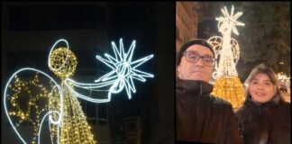 Málaga como diversas ciudades del mundo están festejando Navidad.