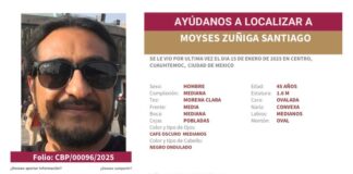 Buscan a Moysés Zúñiga Santiago, fotoperiodista.