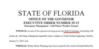 Florida inicia campaña para renombrar al Golfo de México .