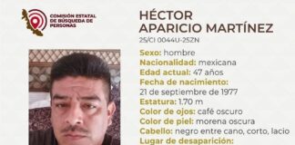 Reportan desaparecido a padre buscador en Tihuatlán, Veracruz.