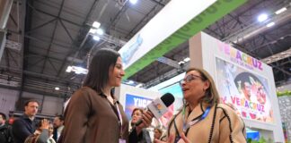 Rocío Nahle encabeza Delegación de Veracruz en FITUR 2025.