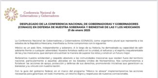 Rocío Nahle cierra filas con Claudia Sheinbaum en defensa de la soberanía.