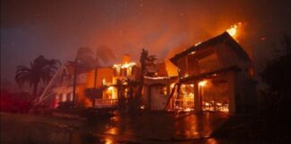 Cifra de muertos en ascenso en Los Ángeles por incendios históricos .