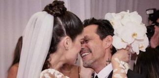 Nadia Ferreira celebra su segundo aniversario de boda con Marc Anthony.