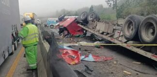 Dos personas fallecidas deja nuevo accidente de trailer en la Xalapa – Perote