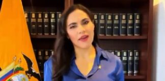 #CrisisEcuador: Verónica Abad anuncia que asumirá la Presidencia de Ecuador; Noboa la había destituido .