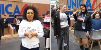 Intentan detener manifestación de activistas contra el régimen cubano en Fitur 2025