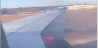 Vuelo de United Airlines es evacuado al incendiarse un ala de la aeronave.
