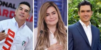 La panista Marijose Gamboa se reúne con Alito Moreno en secreto.