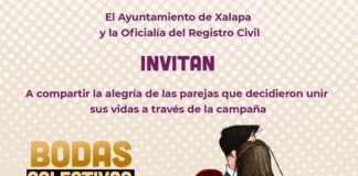 Campaña de Bodas Colectivas 2025, un éxito en Xalapa.
