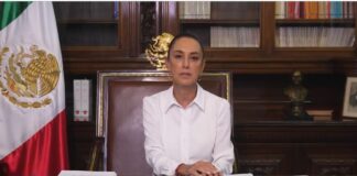 Sheinbaum afirma “No me hace falta valentía: La patria no está en venta”.