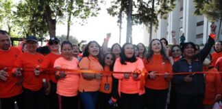 Realizan en San Lázaro Jornada Deportiva por la No Violencia contra las Mujeres “Día Naranja”