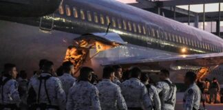 Trasladan tropas de Guardia Nacional y ejército a la frontera Norte.