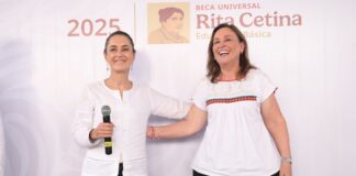 “Elegimos bien a nuestra Presidenta”, destaca Rocío Nahle sobre el compromiso educativo de Claudia Sheinbaum.