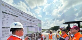 Supervisa Subsecretario de Infraestructura obras carreteras en Veracruz.