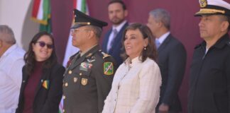 Las Fuerzas Armadas, pilares del desarrollo nacional: gobernadora Rocío Nahle.