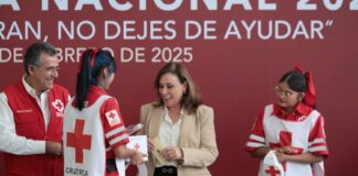 Inicia en Veracruz la Colecta Nacional 2025 de la Cruz Roja Mexicana.