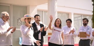 Sheinbaum y Nahle ponen en marcha La Clínica es nuestra en Veracruz.