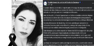 Es asesinada Sofía Raygoza, otra madre buscadora en México.