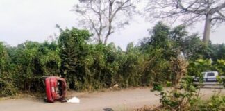 Fallece una joven estudiante en volcadura de auto en el norte de Veracruz.