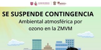 Suspenden contingencia ambiental por Ozono en CDMX .