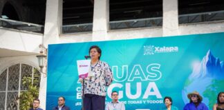 Promueve Ayuntamiento de Xalapa el cuidado del agua .