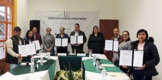 Firma CEDHV convenios de colaboración con Ayuntamientos