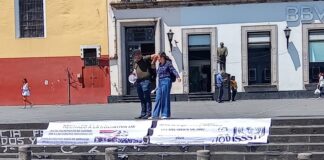 La CNTE se manifiesta en Xalapa.