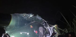 Sobrevive José Abella y copiloto a caída de su helicóptero.